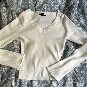 Forever 21 Cream Knit Top